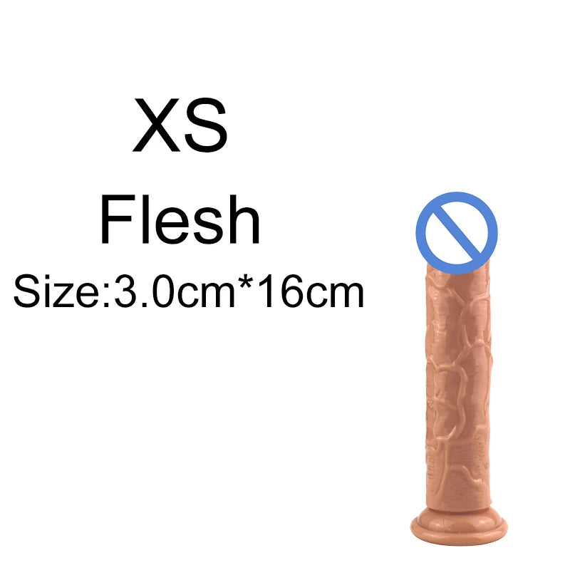Silicone Dildo – Soft Jelly Toy with Realistic Curve