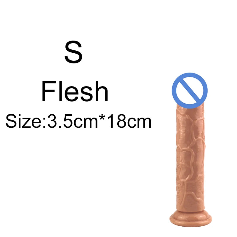 Silicone Dildo – Soft Jelly Toy with Realistic Curve