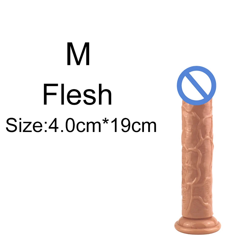 Silicone Dildo – Soft Jelly Toy with Realistic Curve