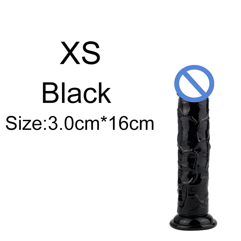 Silicone Dildo – Soft Jelly Toy with Realistic Curve