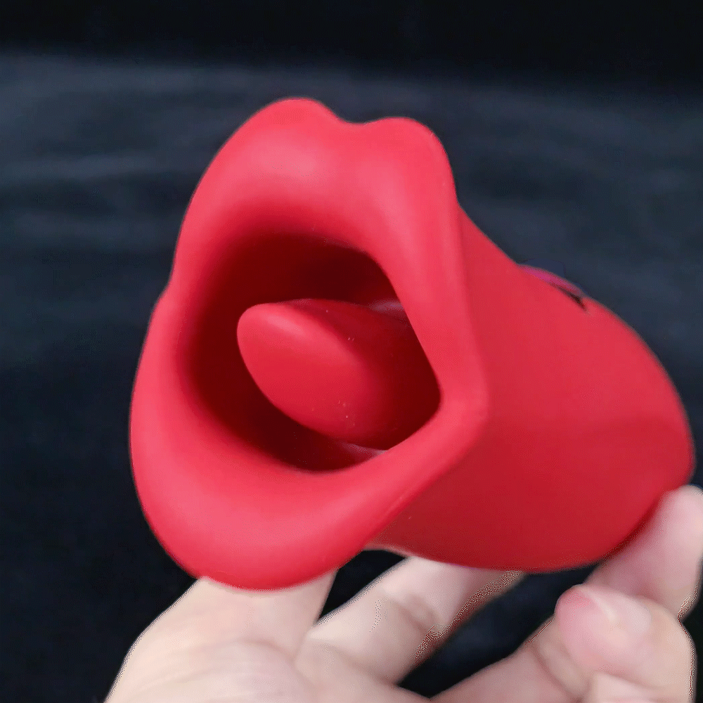 Realistic Dildo Vibrator – Tongue Licking, Sucking & G-Spot Clitoral Stimulator for Women