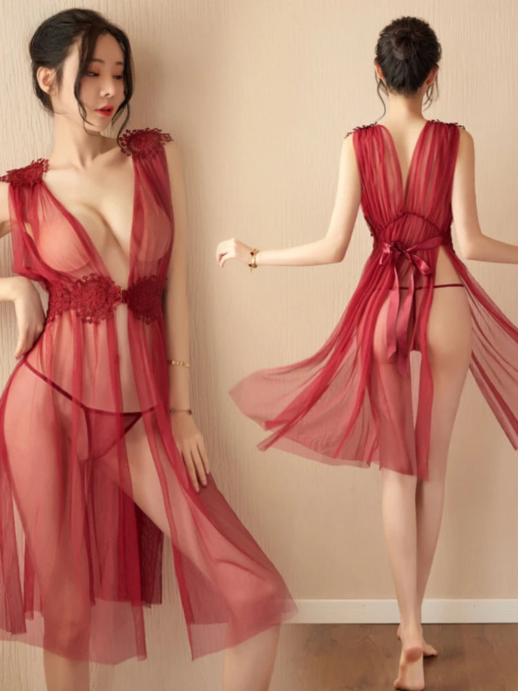 Elegant See-Through Lingerie