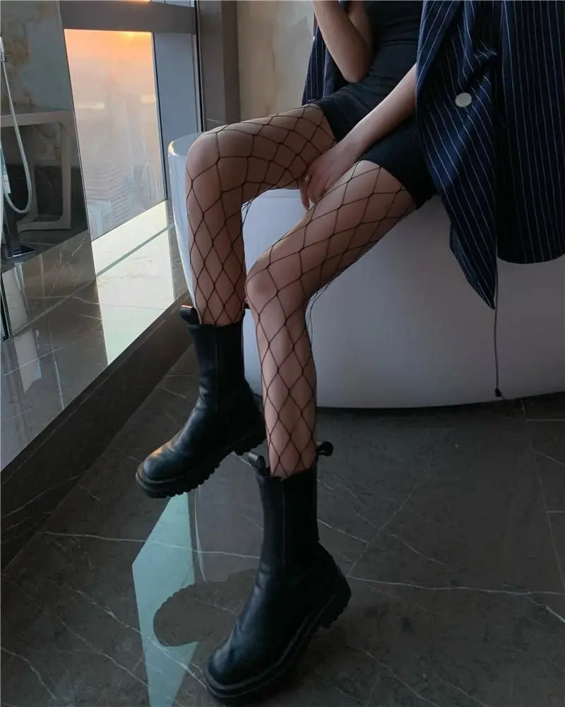 Fishnet Tights – Sexy High-Waist Mesh Stockings