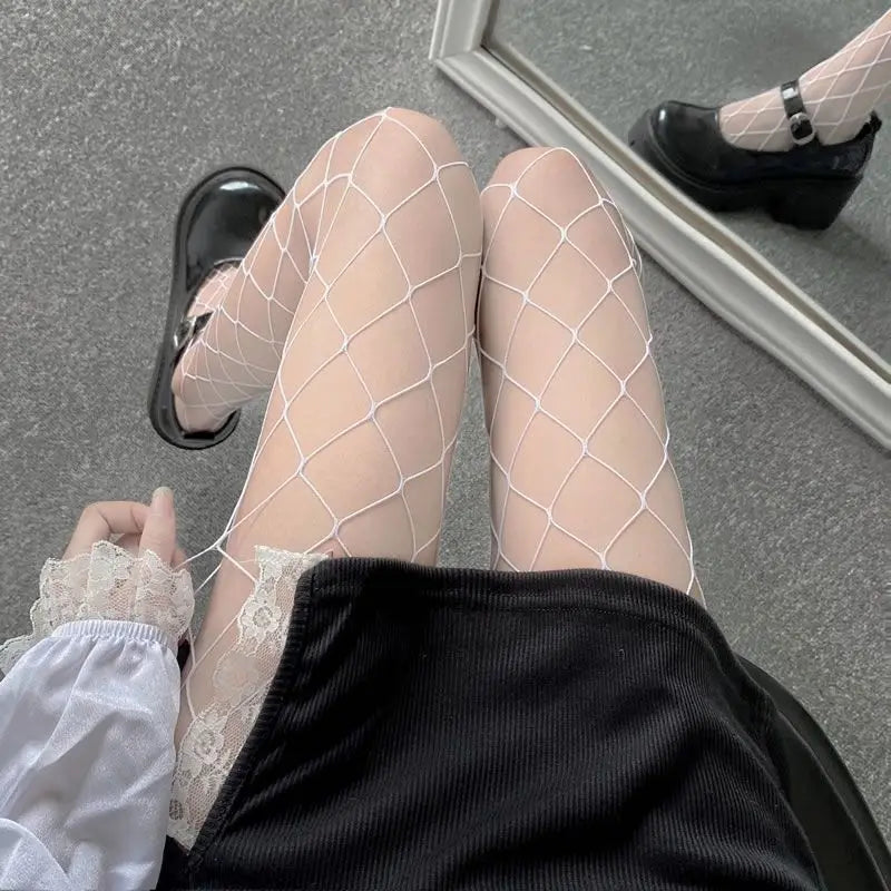 Fishnet Tights – Sexy High-Waist Mesh Stockings
