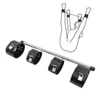 Adjustable Spreader Bar Restraint Set – Leg & Wrist Bondage System for Couples