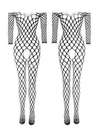 Fishnet Bodystocking – Sexy Crotchless Lingerie Jumpsuit for Women