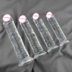 Silicone Dildo – Soft Jelly Toy with Realistic Curve