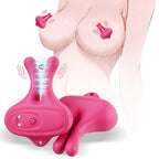 Magnetic Vibrating Nipple Clamps – 9 Mode Nipple Stimulator for Women & Couples