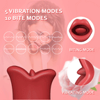 Realistic Dildo Vibrator – Tongue Licking, Sucking & G-Spot Clitoral Stimulator for Women